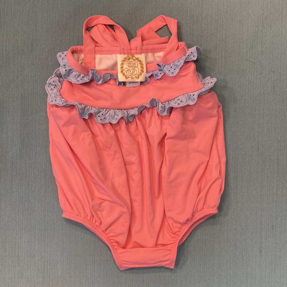 Like New! The Beaufort Bonnet Company pink and blue bathing suit